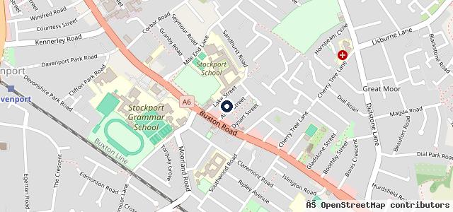 Map showing the location of M C Autos (Stockport Limited)