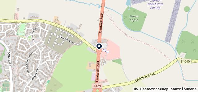 Map showing the location of Cotswold Vans limited