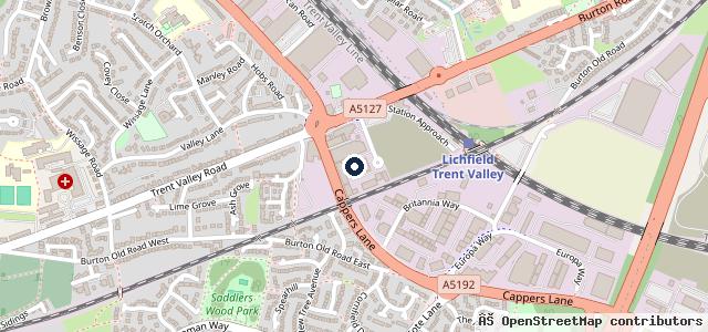 Map showing the location of TT Autos