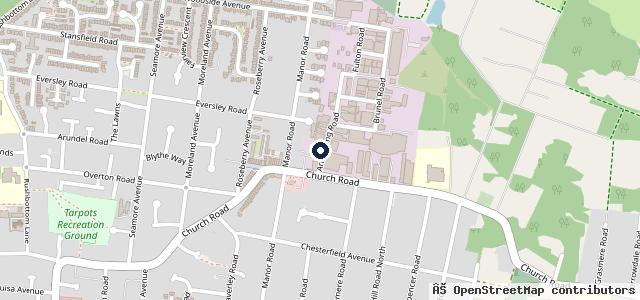 Map showing the location of Manor Service Centre Ltd