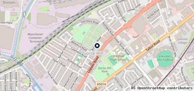 Map showing the location of Youles Motorcycles Honda Manchester