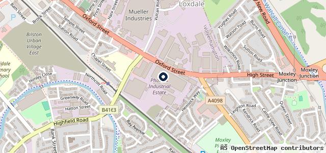 Map showing the location of Martyn Billings Automotive