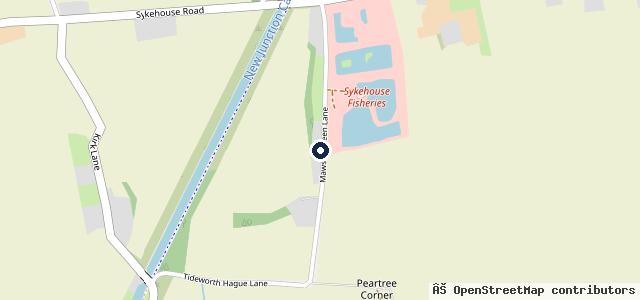 Map showing the location of Mawson Green Servicing & Repairs