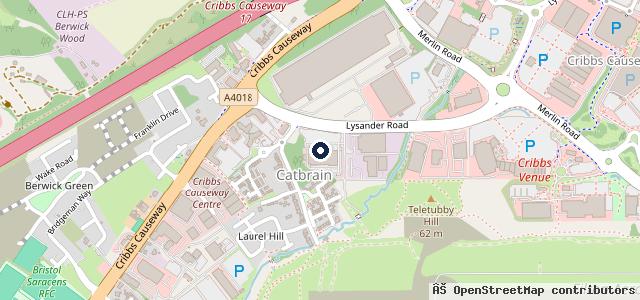 Map showing the location of Mercedes-Benz of Bristol