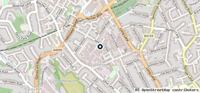 Map showing the location of MOT Auto Services On holiday back on 9th Apri