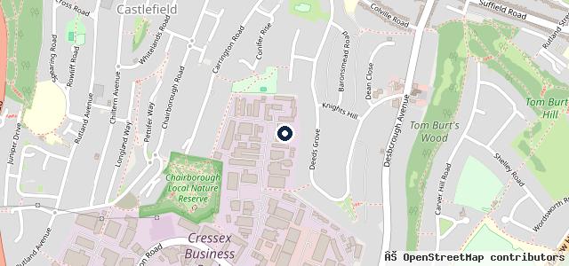 Map showing the location of Full Circle Services Ltd