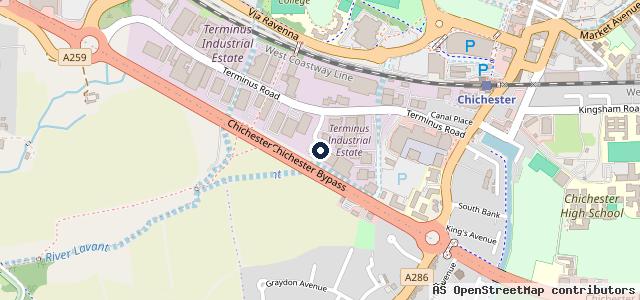 Map showing the location of Motor-Tech Vehicle Repairs Ltd