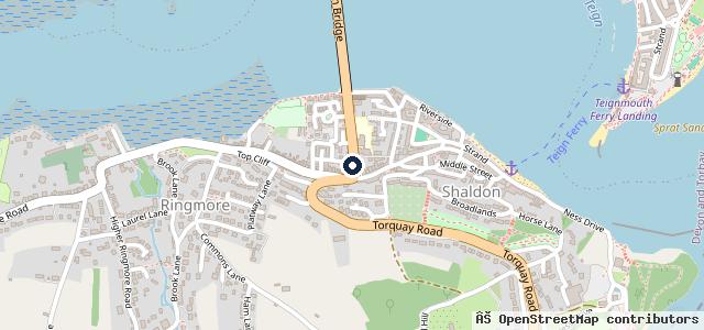 Map showing the location of Ashtons Garage