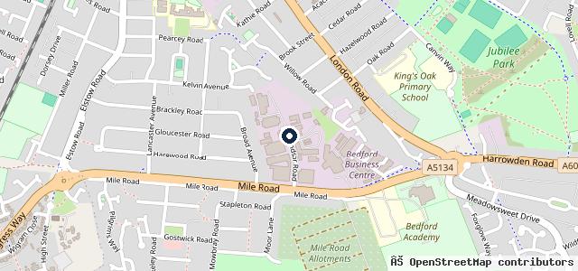 Map showing the location of NMT Crane Hire Ltd