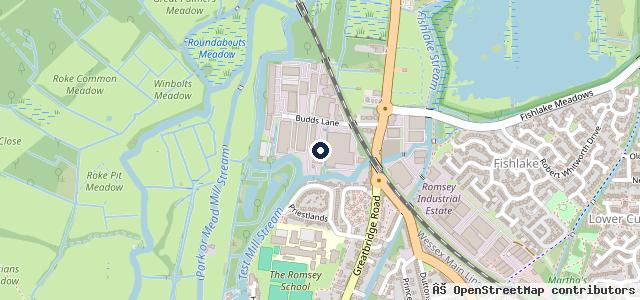 Map showing the location of P & B Autocentre