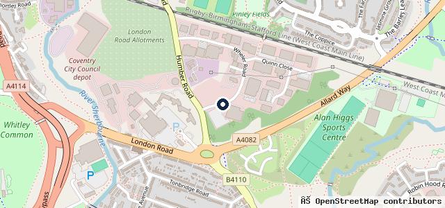 Map showing the location of Midlands Truck & Van Ltd - Coventry