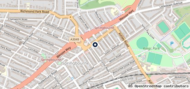 Map showing the location of Park Garage Ltd | Bournemouth