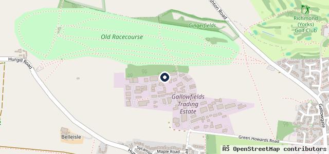 Map showing the location of Parker Prestige Service Centre