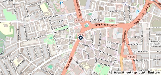 Map showing the location of Mercedes-Benz of Wolverhampton