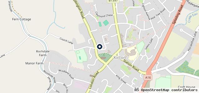 Map showing the location of Wilson's Motorcycles Ltd