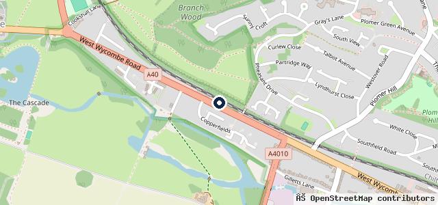 Map showing the location of RH Automotive High Wycombe Limited
