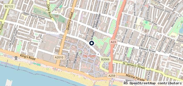 Map showing the location of PDH Cars Ltd