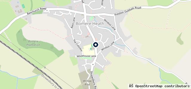 Map showing the location of Robinson &amp; Young | Shrewsbury