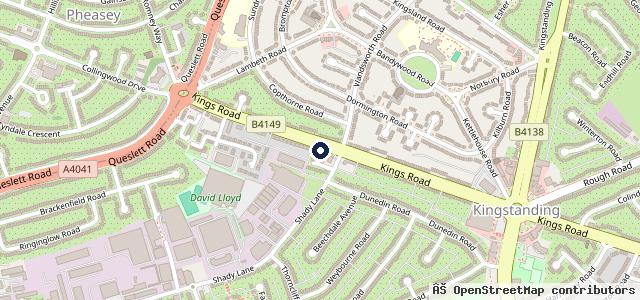 Map showing the location of Regal Service Station