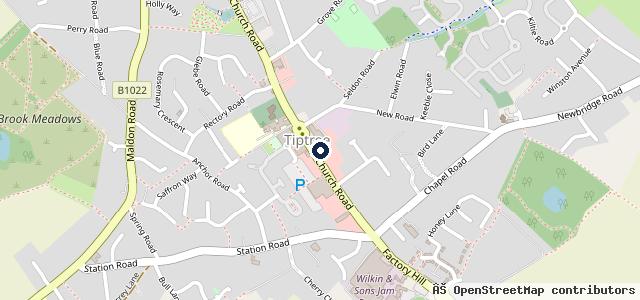 Map showing the location of Roadstar Auto Centres