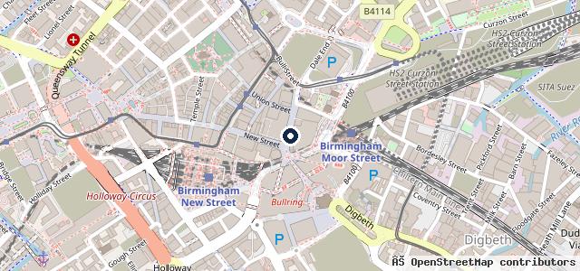 Map showing the location of Stellantis &You Peugeot Birmingham North