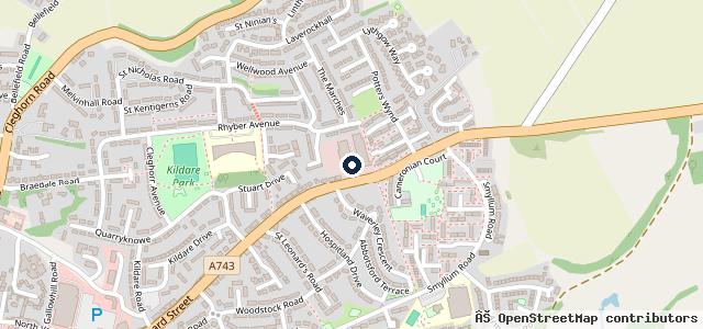 Map showing the location of Hamilton Ross Group - Lanark