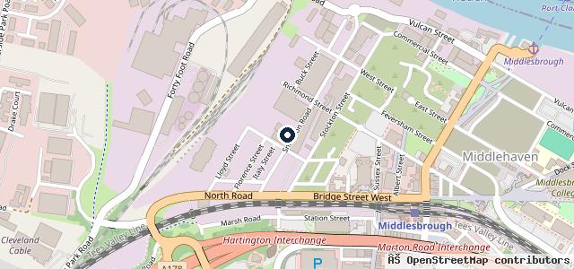 Map showing the location of S P Motors Northeast Ltd