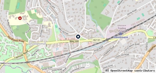 Map showing the location of RT Mechanics - Wey Hill