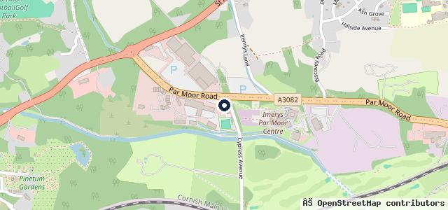 Map showing the location of Sandy Garage Ltd
