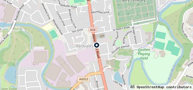 Map showing the location of Finney's Service & MOT Centre Ltd.