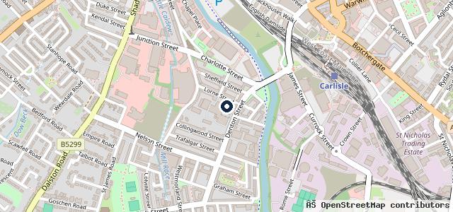 Map showing the location of S&D Autos