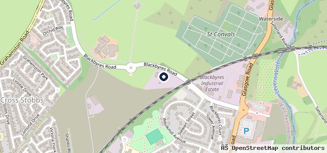 Map showing the location of Select Services