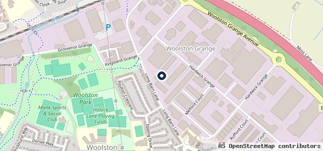 Map showing the location of 19 Tatton Ct