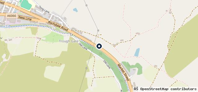 Map showing the location of Shore Service Station