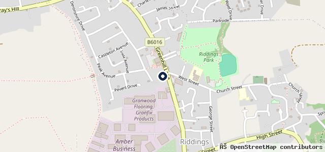 Map showing the location of Leabrooks Motor Services Ltd
