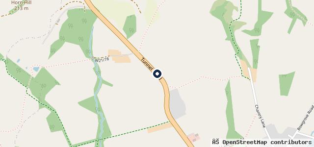 Map showing the location of Honeysuckle Workshop