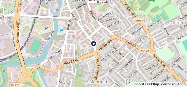 Map showing the location of South Grove Garage Ltd