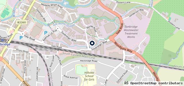 Map showing the location of Sovereign Motor Engineers