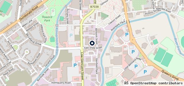 Map showing the location of Strathclyde Tyre Services