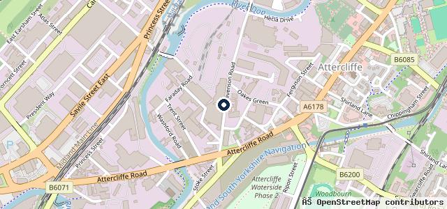 Map showing the location of Express Auto repair
