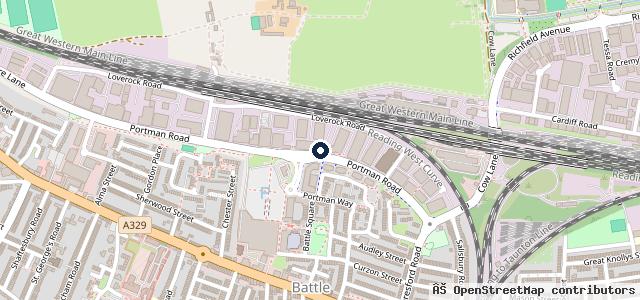 Map showing the location of The Car Bar Service Centre