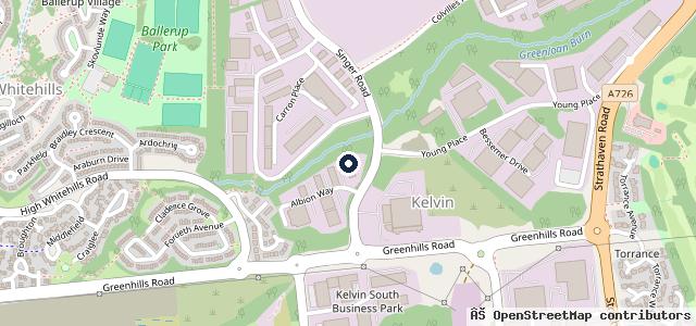 Map showing the location of The Garage EK Ltd