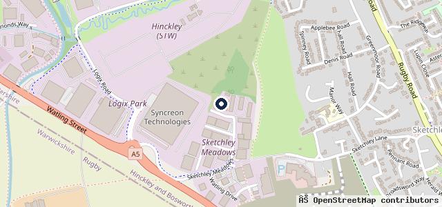 Map showing the location of The Lion Garage