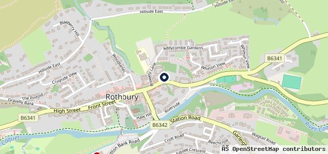 Map showing the location of The Old Motor House