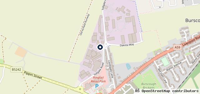 Map showing the location of TLG Automotive