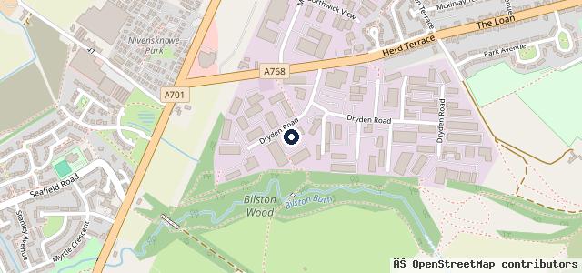 Map showing the location of Western Volkswagen Van Centre Edinburgh