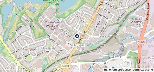 Map showing the location of w.n sales & Engineering (Station Garage)