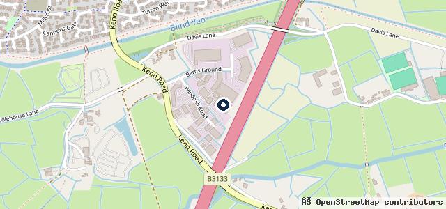 Map showing the location of Wayside Garage (kenn) Ltd