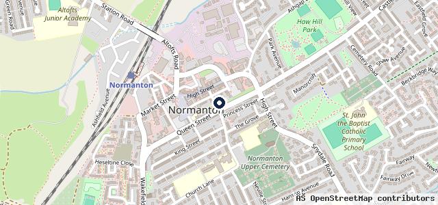 Map showing the location of W.b.motor & Engineering Co