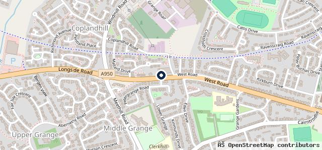 Map showing the location of West Road Customs Ltd The Grange shop